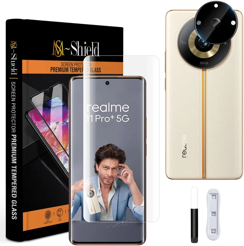 MS-Shield Tempered Glass Guard for Realme 11 Pro 5G, Wi...