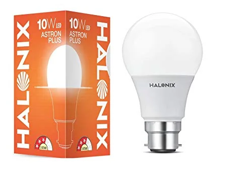 Halonix 10W Cool Day Light LED Light, Pack of 1, (F5BMM030040000000 PK1) B22D, White - Best Price ₹45 at Amazon