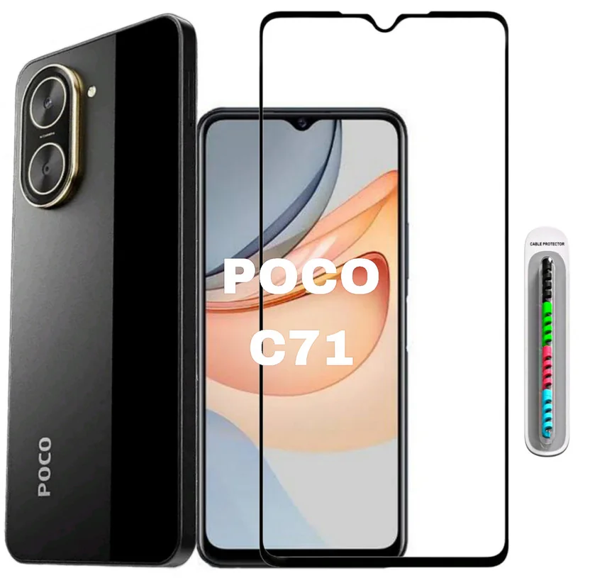 GORILLA PRO PLUS Tempered Glass Guard for Poco C71 5G T...