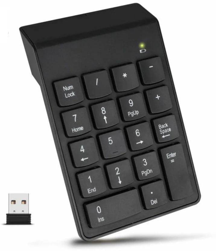 coolcold Wireless Number Keyboard Slim Mini Numeric key...