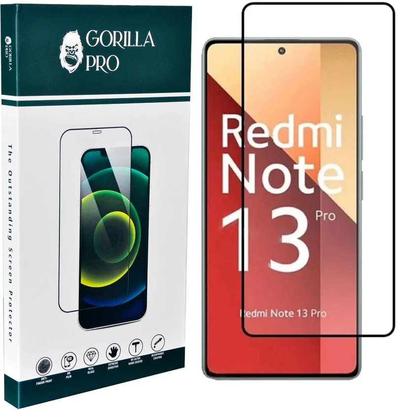 GORILLA PRO Edge To Edge Tempered Glass for Redmi Note ...