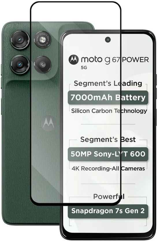 Flipkart SmartBuy Edge To Edge Tempered Glass for Motor...