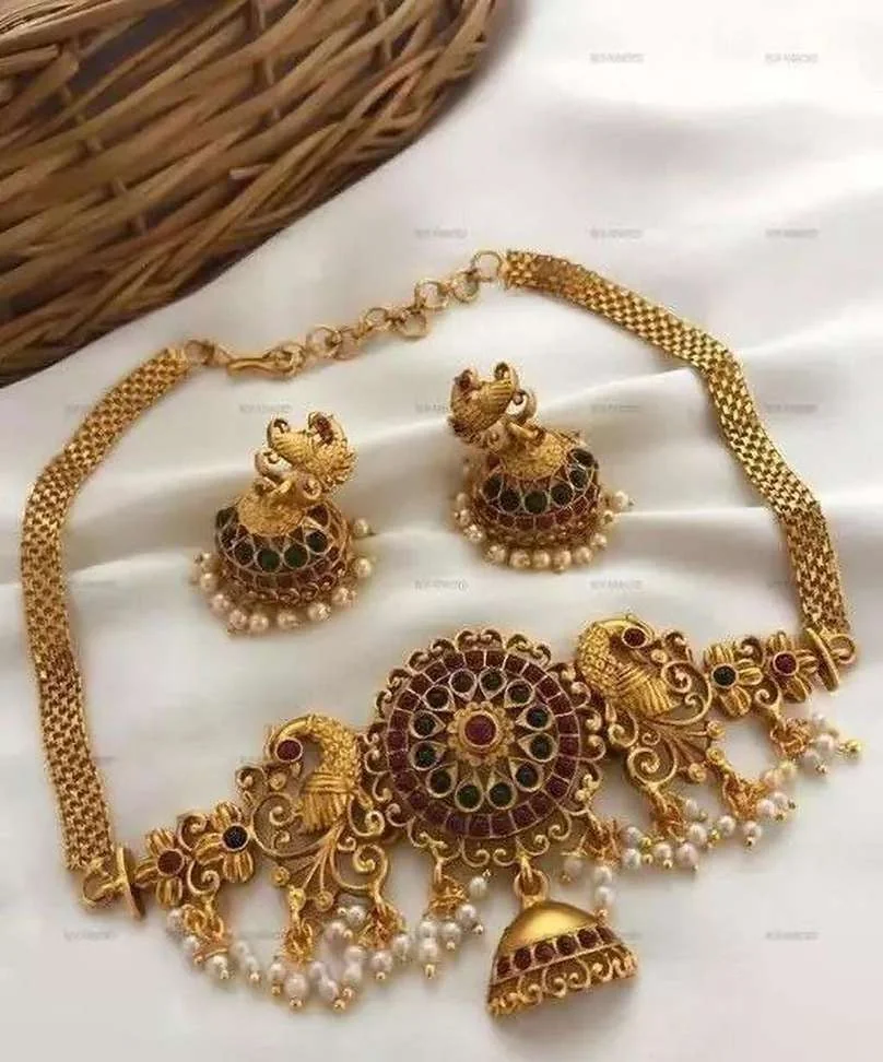 Gold-plated Plated Alloy Choker