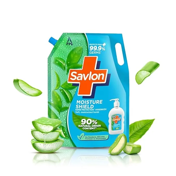Savlon Moisture Shield Germ Protection Liquid Handwash Refill Pouch, 1.35L or above - Best Price ₹168 at Amazon