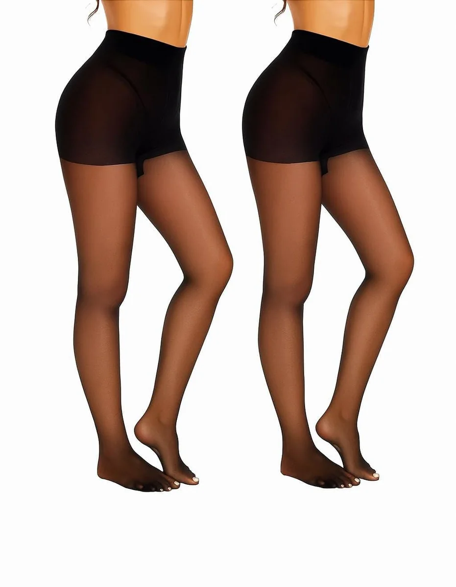 Women Stockings Pack of 1 Sheer Transparent Nylon Pantyhose Tights | Ladies Stretchable Seamless Hosiery Body Shaping Skin Fit