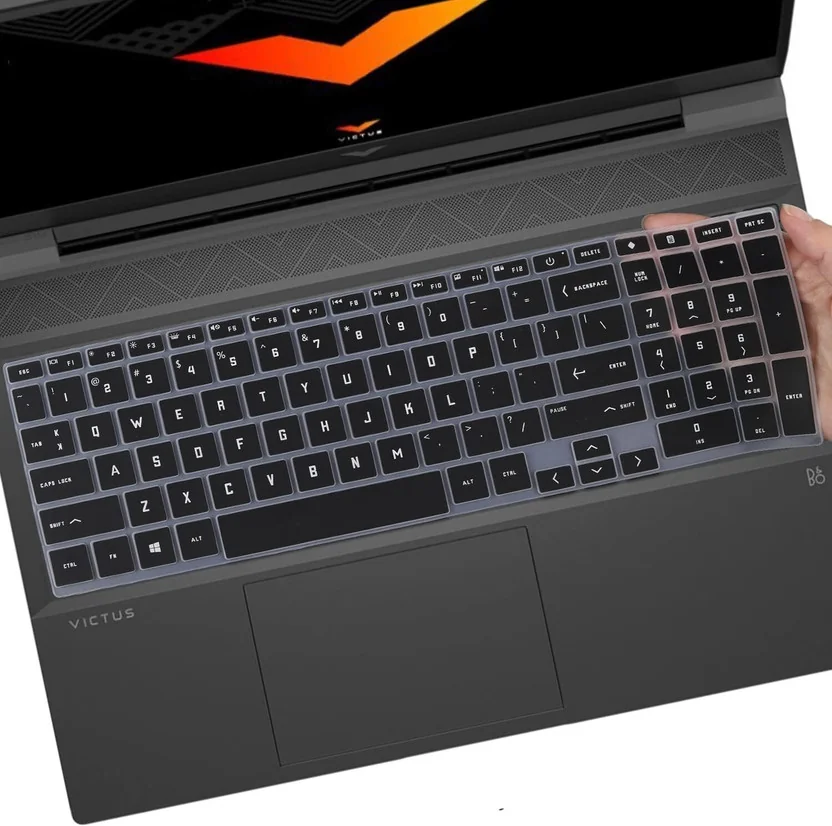 Saco Silicone Skin Keyboard Protector Cover for HP Vict...