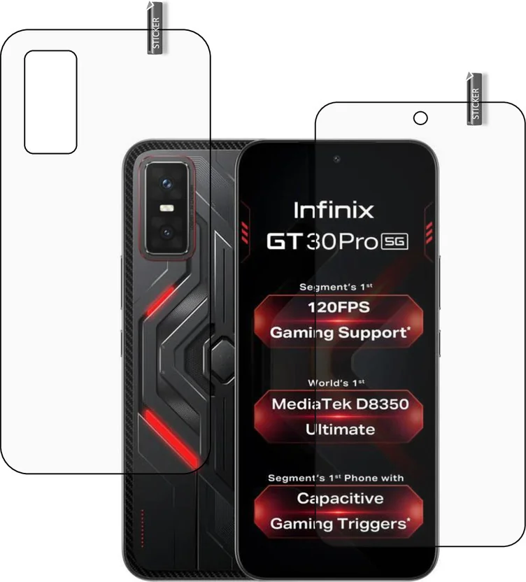 GARUDA GLASS Front and Back Tempered Glass for Infinix ...