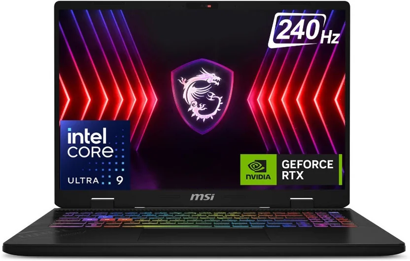 MSI Crosshair 16 HX AI Intel Core Ultra 9 275HX - (16 GB/1 TB SSD/Windows 11 Home/8 GB Graphics/NVIDIA...
