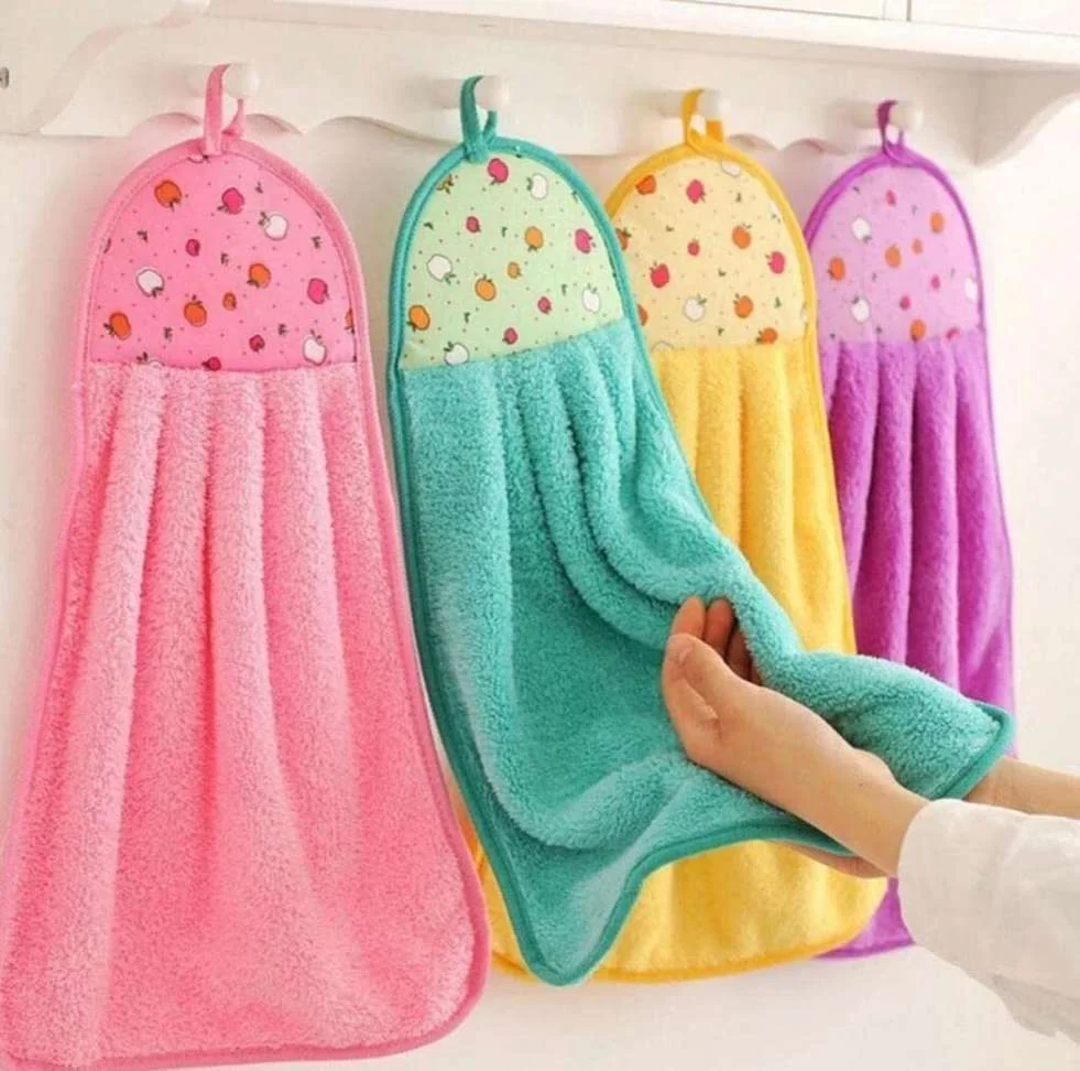 Microfiber Hand, Face ,Hanging towel set