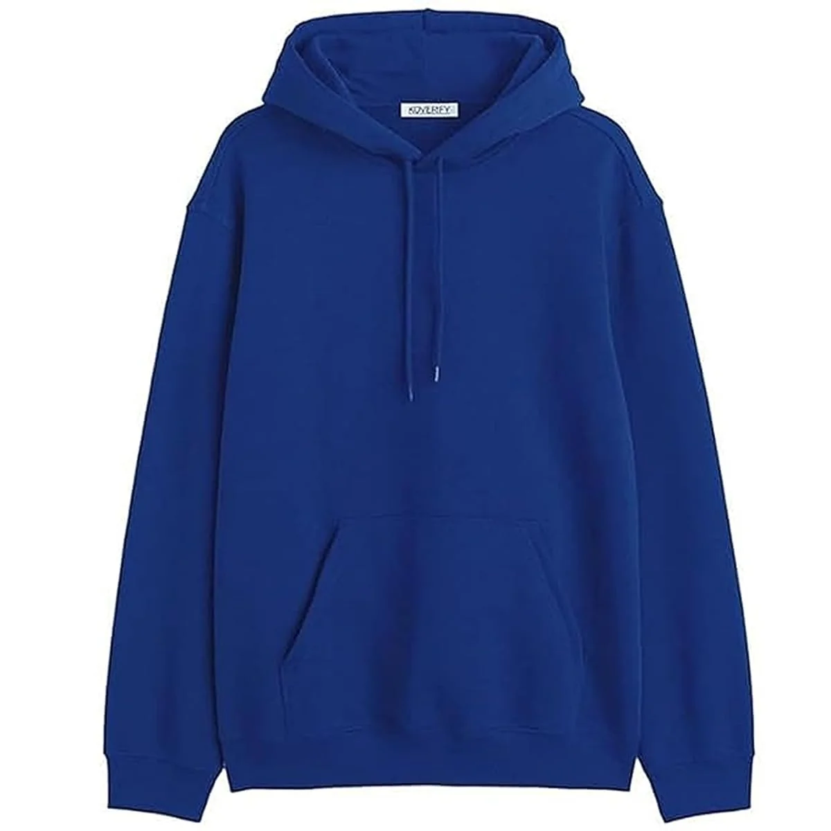 Solid Cotton Fleece Girls Hooded Neck Sweatshirt with Kangaroo Pocket