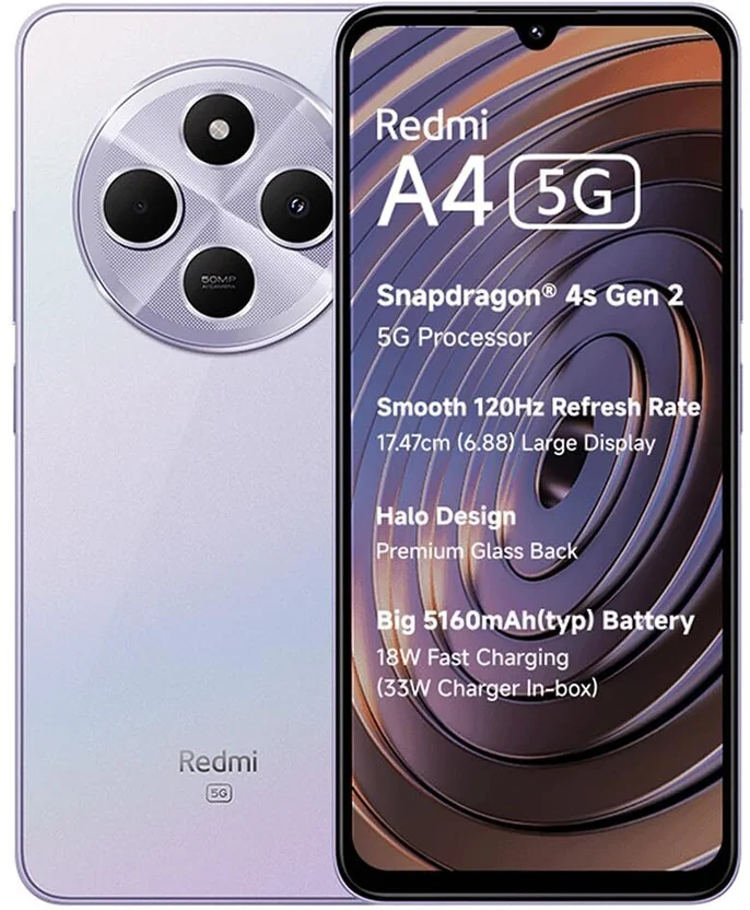 REDMI A4 (Sparkle Purple, 128 GB)