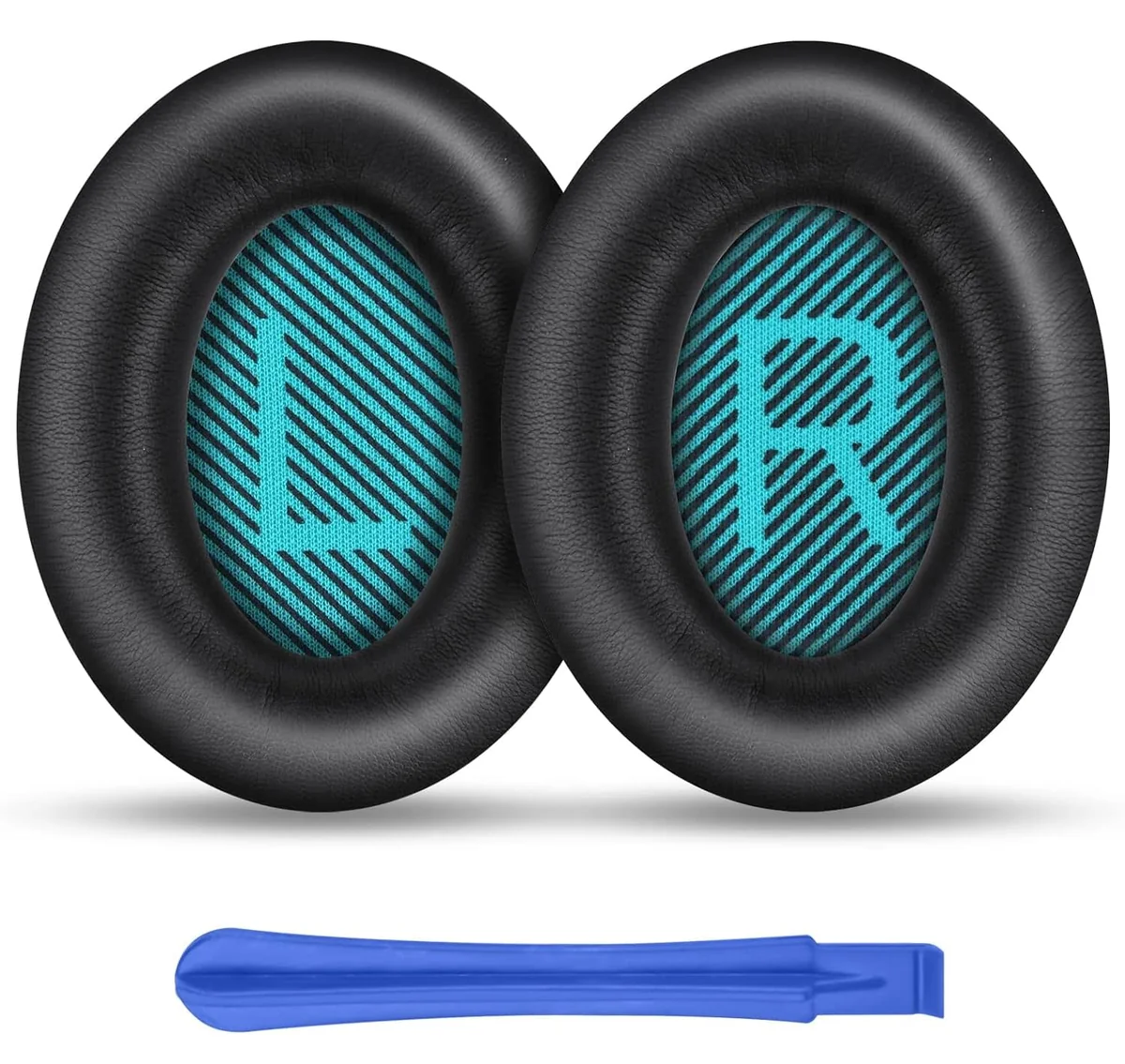 Earpad Cushion Compatible with Bose QuietComfort 15 QC15 QC25 QC2 QC35/Ae2 Ae2i Ae2w/SoundTrue SoundLink Ear Series Protein Leather High-Density Noise Cancelling Soft Memory Foam Ear Cushion