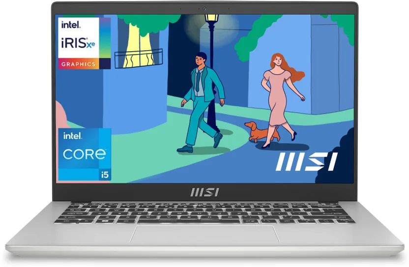 MSI Modern 14 Intel Core i5 12th Gen 1235U - (8 GB/512 GB SSD/Windows 11 Home) Modern 14 C12MO-1400IN ...