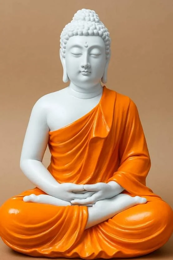 ALH ORANGE BUDDA Decorative Showpiece  -  13 cm  (Polyresin, Orange) - Best Price ₹196 at Flipkart