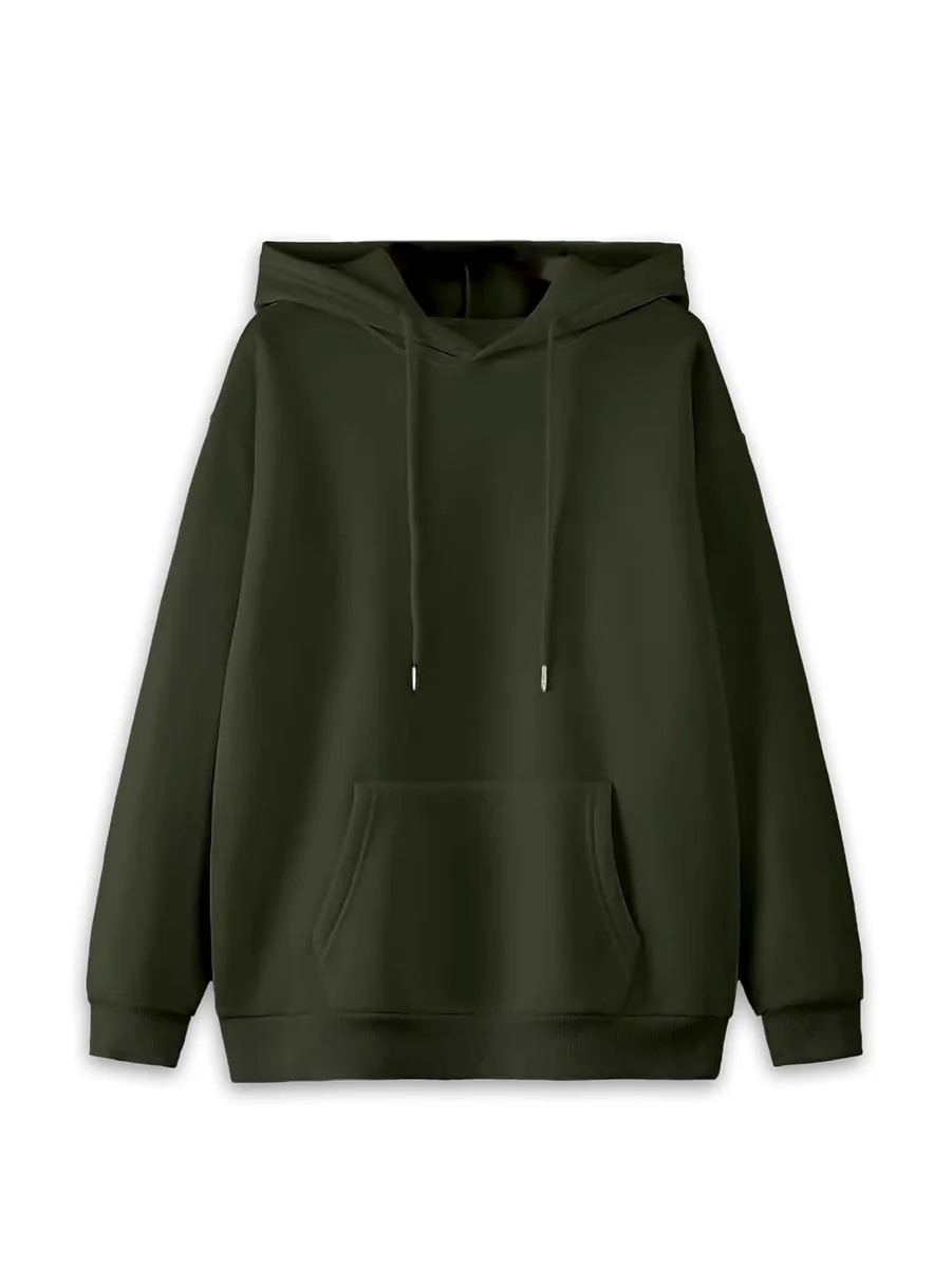 Mack Jonney Solid Hooded Cotton Fleece Sweatshirt for Men-VMACK639116 - Best Price ₹419 at Amazon