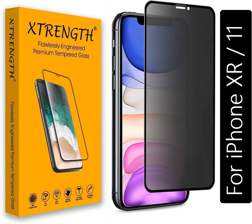XTRENGTH Edge To Edge Tempered Glass for Apple iPhone 1...