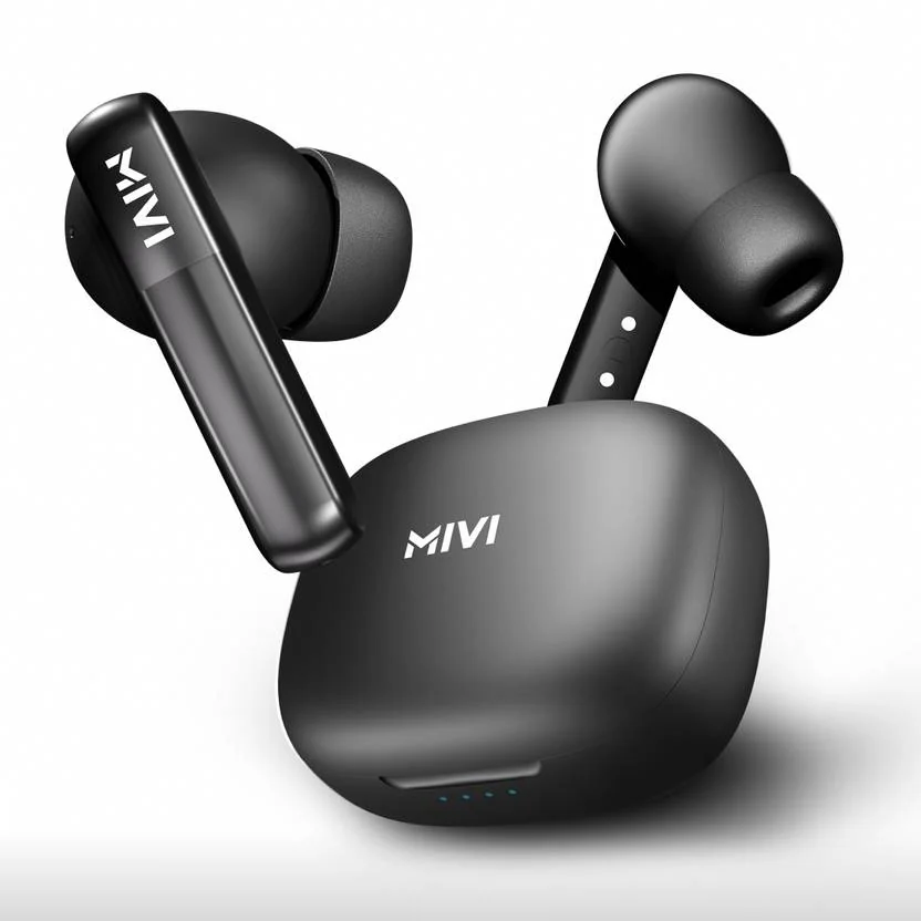 Mivi DuoPods Blaze [New launch], AI-ENC, 60 Hrs, 13mm Drivers, Fast Charging, BT v5.3 Bluetooth  (Cosmic Black, True Wireless) - Best Price ₹699 at Flipkart
