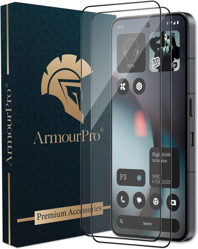 ArmourPro Edge To Edge Tempered Glass for Nothing Phone...