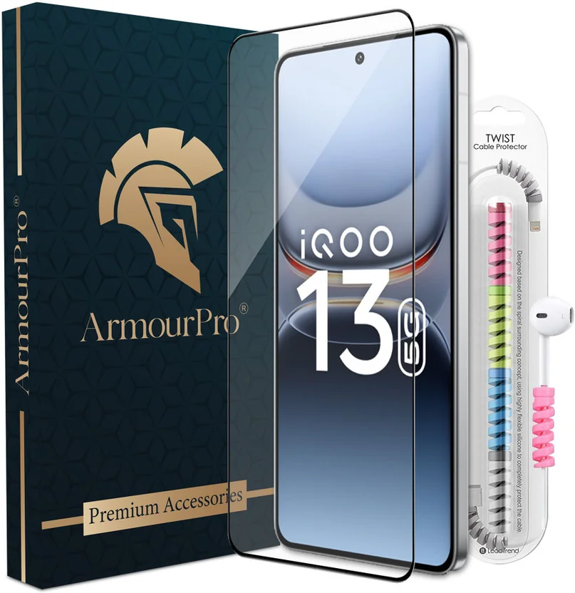ArmourPro Edge To Edge Tempered Glass for iQOO 13 5G