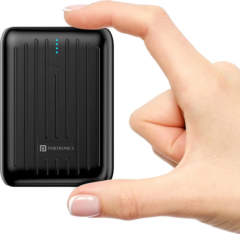 Portronics 10000 mAh 22.5 W Ultra Compact Pocket Size P...