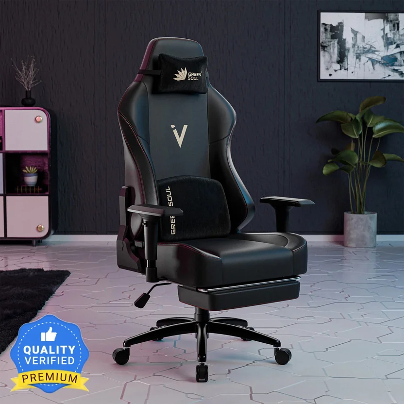 GREEN SOUL Vision Pro |WFH|Memory Foam|4D Armrest Gamin...