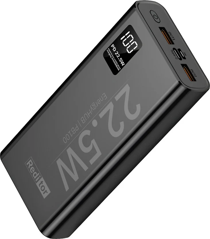 reditor 200000 mAh 22.5 W Compact Pocket Size Power Ban...