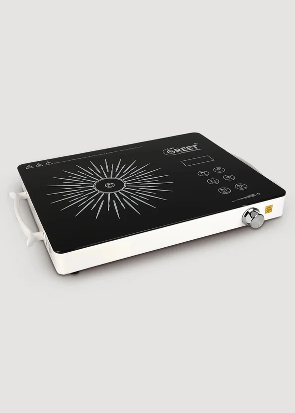 WeGREET 2200 W Radiant Cooktop Touch Panel, Jog Dial, P...