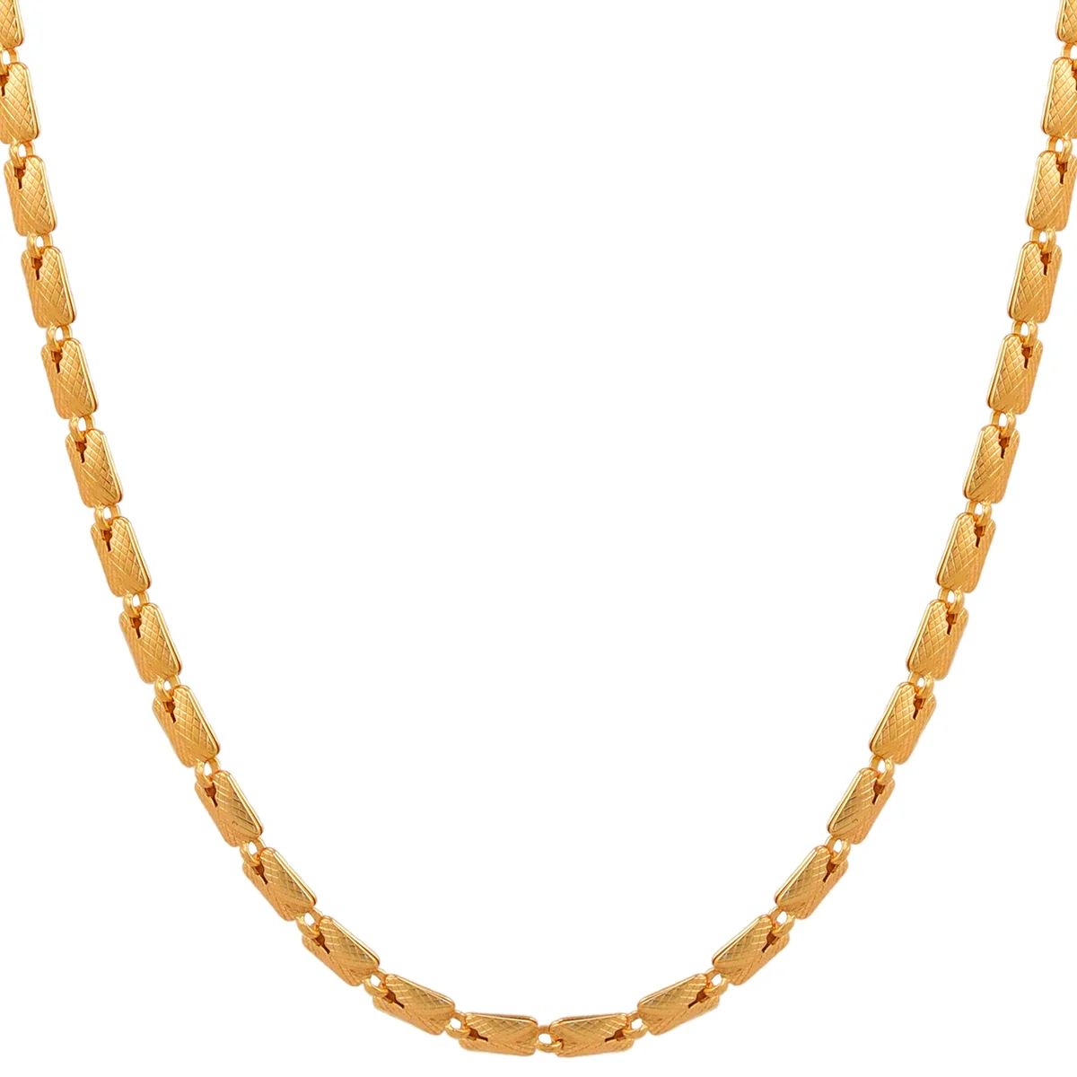Men's Jewellery Gold Chain For Men Stylish Gold Plated Brass Golden Chain For Men Boys Trendy Neck Chain Necklace 22 Inches