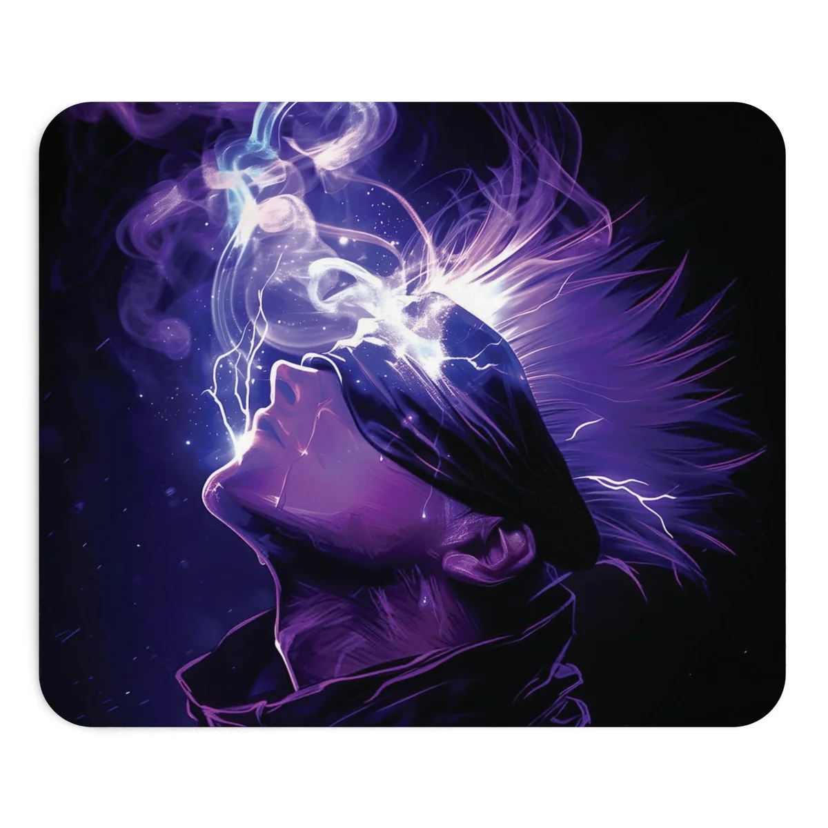 Anime Mouse Pad Satoru Gojo - Jujutsu Kaisen, 9x7.5 Inches, Includes 10 Free Anime Vinyl Stickers - Ideal for Gaming, Office Use, and Gifts for Anime Lovers