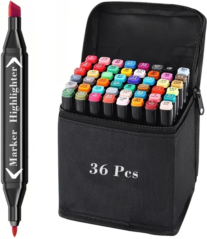 Super Toy 36 Dual Tip Highlighter Marker Pen For Kids B...