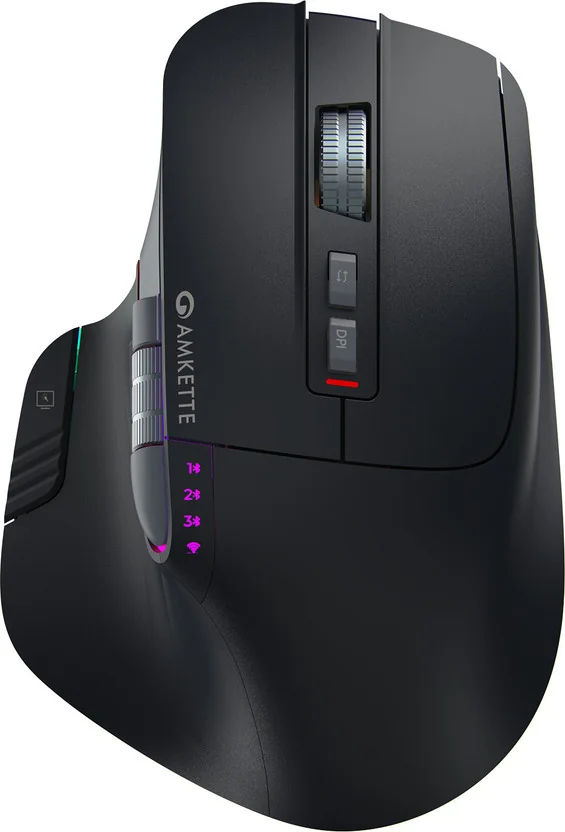 AMKETTE XS Series Flow Multi-Device 3200 DPI Rechargeab...