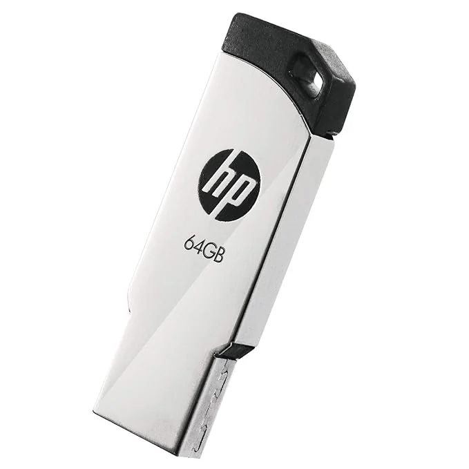 HP v236w USB 2.0 64GB Pen Drive, Metal - Best Price ₹699 at Amazon