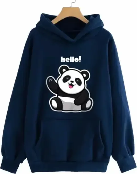 NooHy Women Full Sleeve Graphic Print Hooded Sweatshirt - Best Price ₹382 at Flipkart