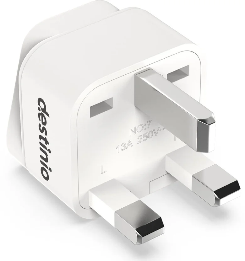 Destinio India to UK Type G Multi Plug 1-Socket Univers...