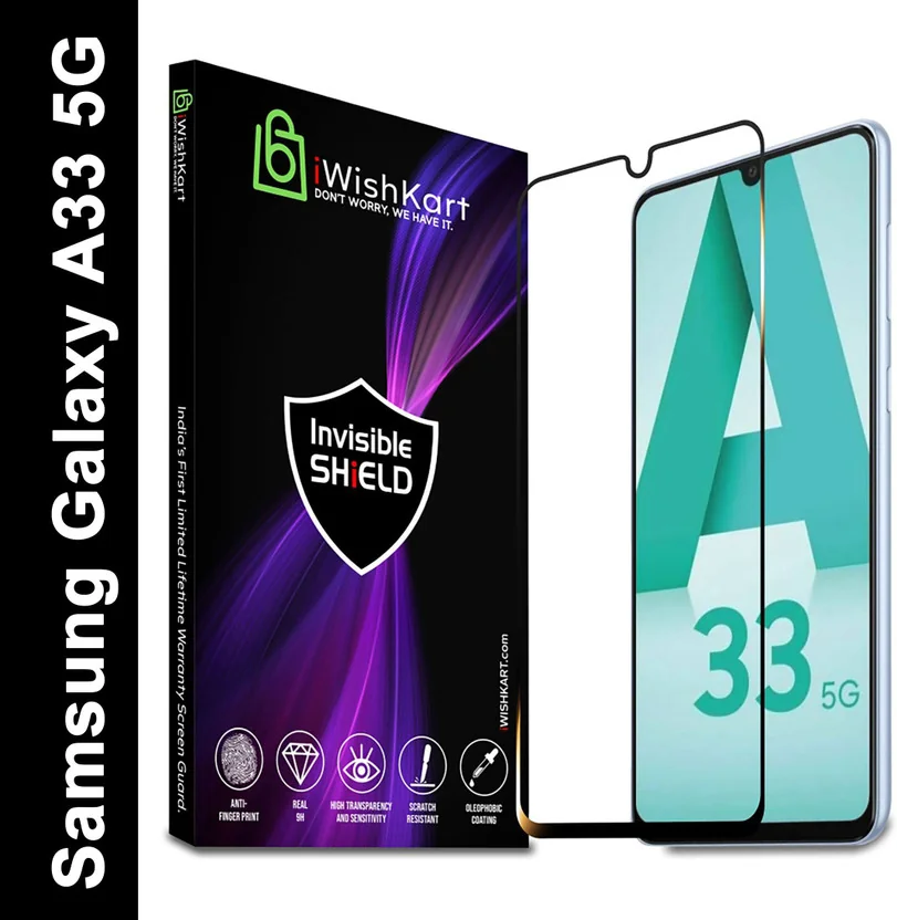 iWishKart Edge To Edge Tempered Glass for SAMSUNG GALAX...