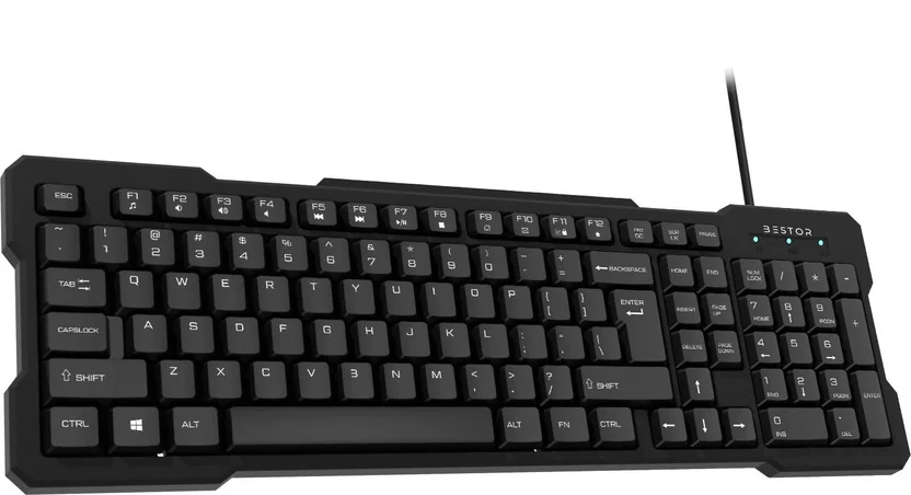 Bestor Ultra-Slim Wired Keyboard Ergonomic, Responsive ...