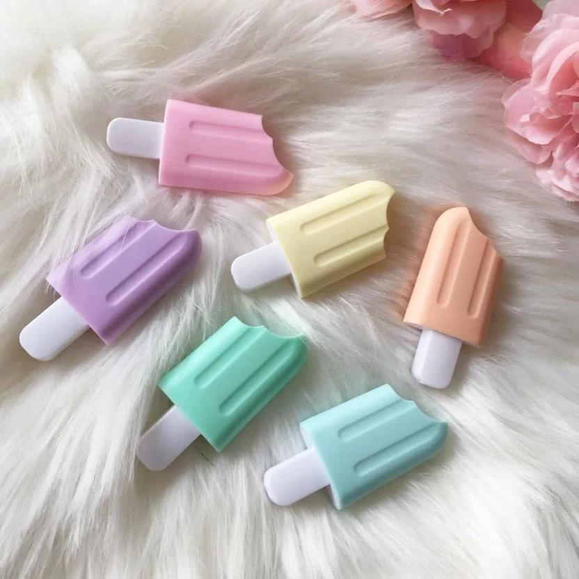 VR Creatives Quirky Pastel Ice Cream Stick Popsicle Sha...