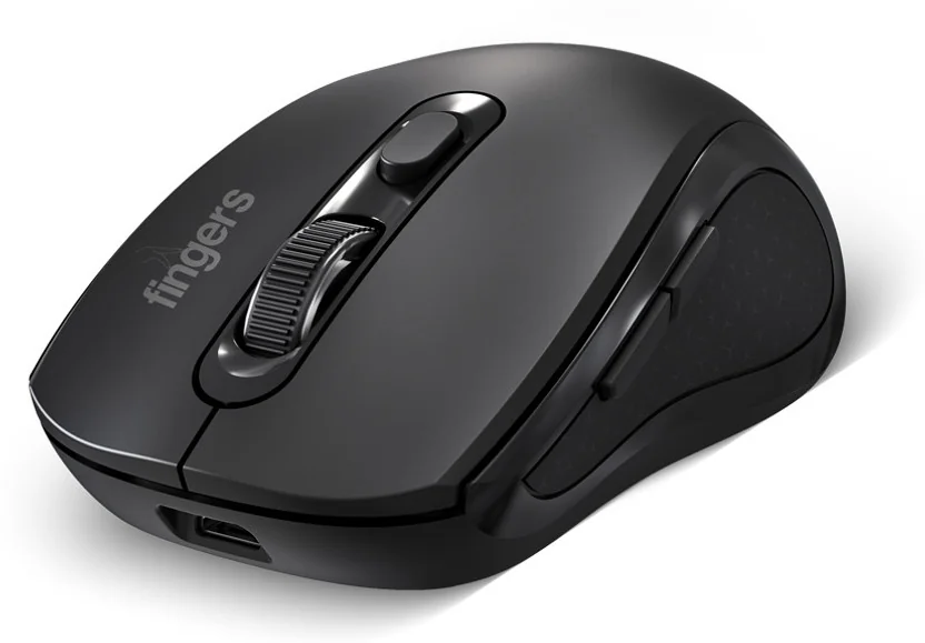FINGERS SwiftCharge Wireless Ambidextrous Optical Mouse...