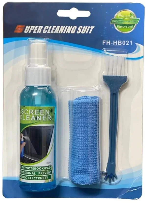 NIGSUR 3 in 1 Screen Cleaning Kit (100ml) with Brush an...