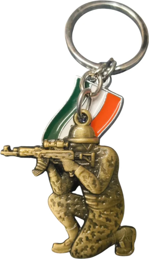 mik INDIAN SOLDIER PREMIUM METAL Key Chain