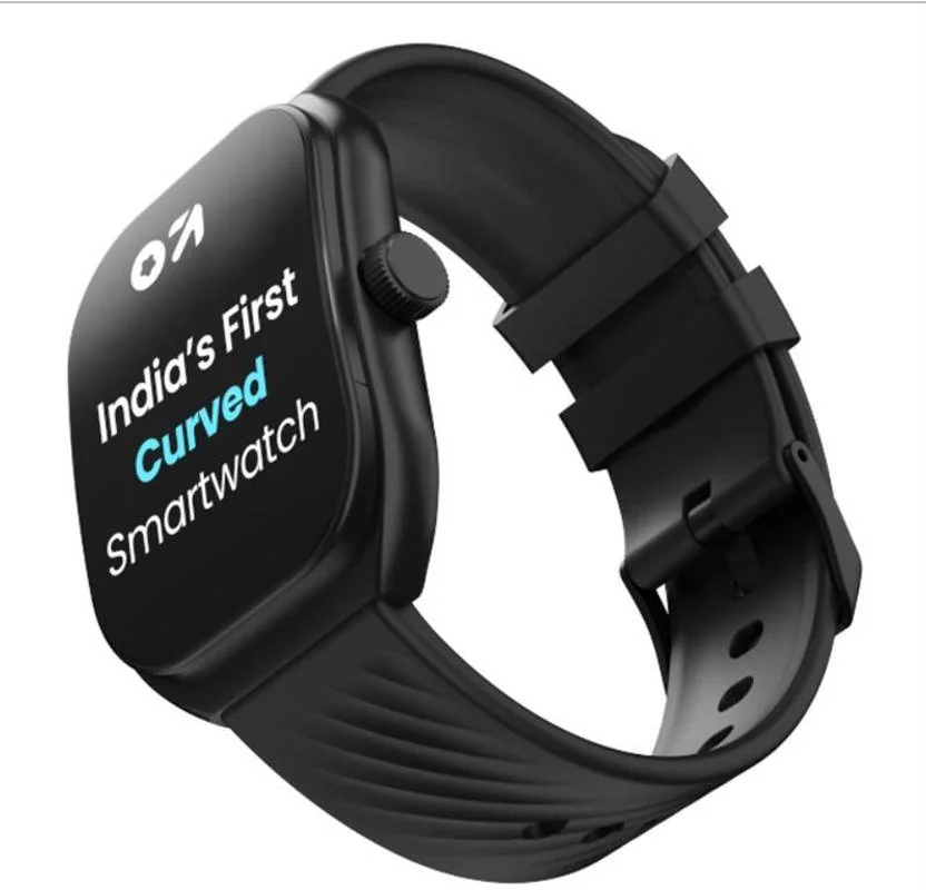 GOBOULT (previously Boult) Trail 2.01" 3D Curved Display, Working Crown, Health Monitor Smartwatch  (Raven Black Strap, Free Size) - Best Price ₹1199 at Flipkart