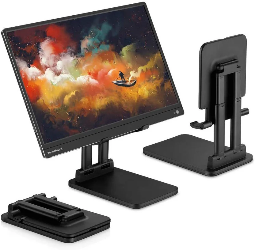 Hold up Tablet Holder Solid Sturdy Stand, Dual Tube Fol...