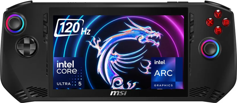 MSI Claw A1M AI PC Intel Core Ultra 5 135H - (16 GB/512 GB SSD/Windows 11 Home/Intel Integrated Arc Gr...