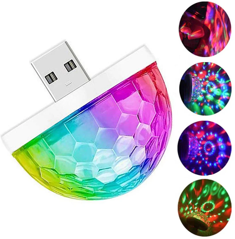 WRADER Multicolor Disco Light with Automatic Color Chan...