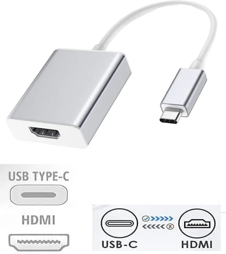 BALRAMA USB Type C to HDMI USB Male to Female Display P... - Best Price ₹21 at Amazon