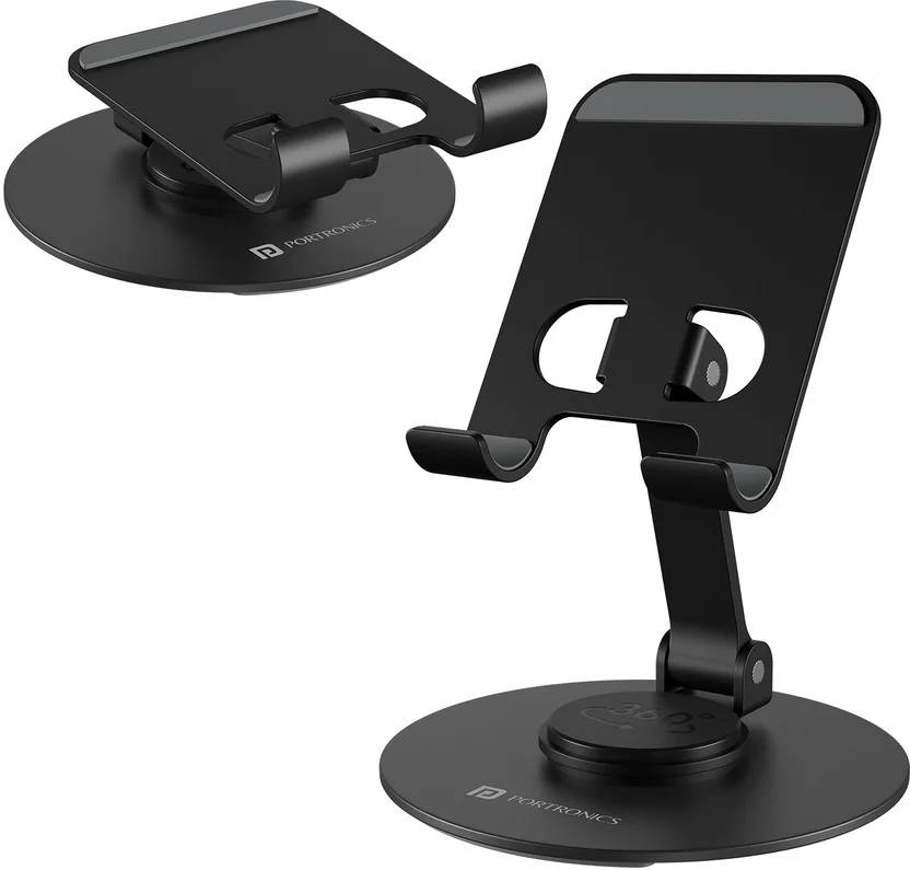 Portronics Mobot 4 360° Rotatable Mobile Holder with Al...