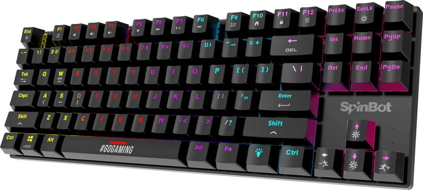 SpinBot Rage MK87 |80%|LED Backlit|26 Anti-Ghosting Key...