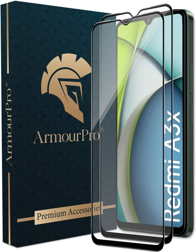 ArmourPro Edge To Edge Tempered Glass for Redmi A3x 5G,...