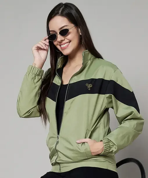 eWools Women Striped, Colorblock Casual Jacket - Best Price ₹480 at Flipkart