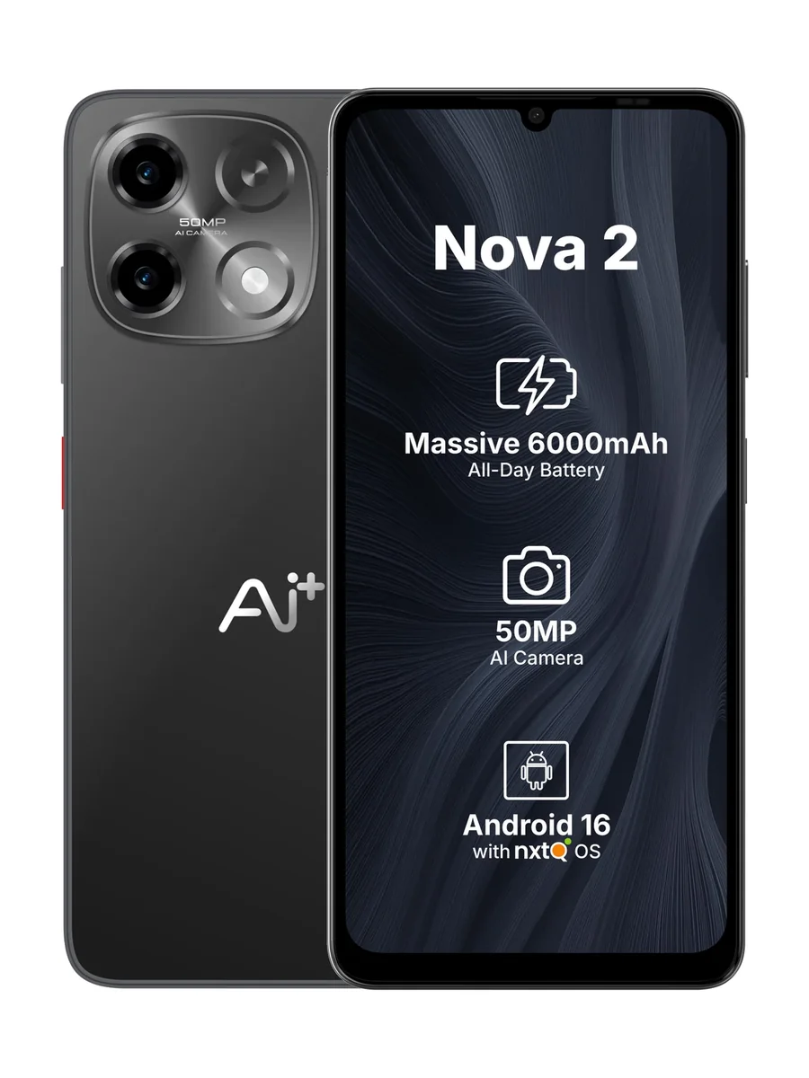 Ai+ Nova 2 5G (Black, 64 GB) (4 GB RAM) - Best Price ₹11999 at Flipkart